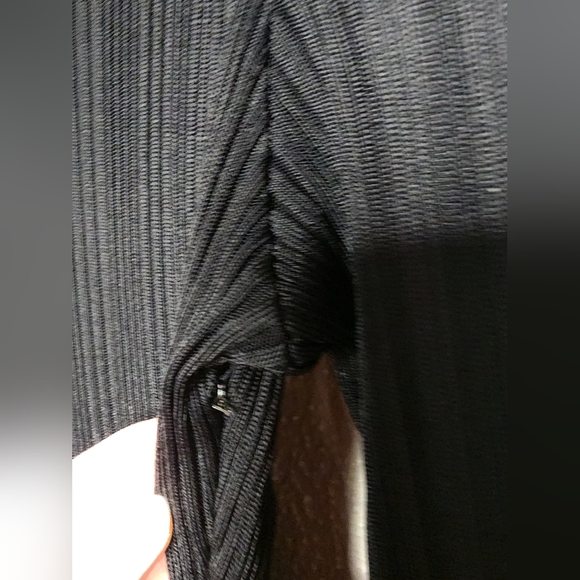 ELLERY Calabasas Zip Up Panel Long Sleeve Black Dress Size 14 - Picture 6 of 13